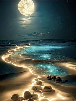 Diamond Painting - Sea Moon