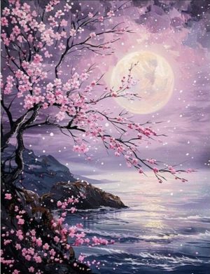 Diamond Painting - Purple Sky