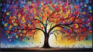 Diamond Painting - Colorful Tree