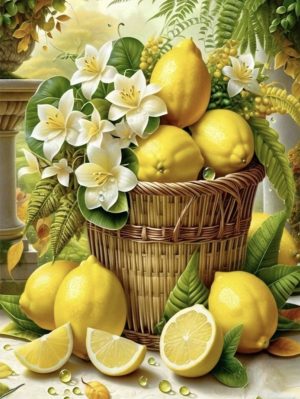 Diamond Painting - Lemon Basket