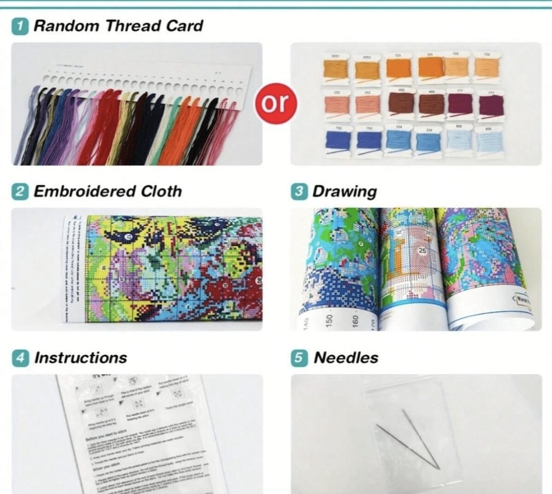 Cross Stitch - Books Girl - Image 3