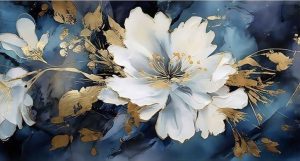 Diamond Painting - White Flower