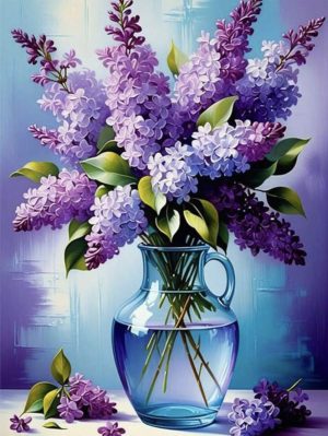 Diamond Painting - Lavender Vase