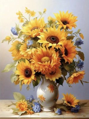 Diamond Painting - Sunflower Vase