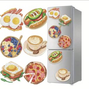 Diamond Painting Fridge Magnets - Food