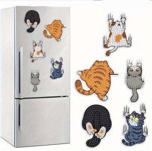 Diamond Painting Fridge Magnets - Surviving Cats